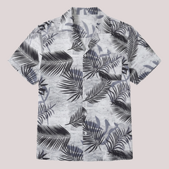 Men's Hawaiian Shirt Short Sleeve Tropical Beach Button Down