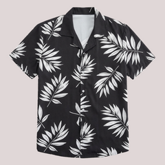 Men's Hawaiian Shirt Short Sleeve Tropical Beach Button Down
