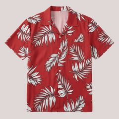Men's Hawaiian Shirt Short Sleeve Tropical Beach Button Down